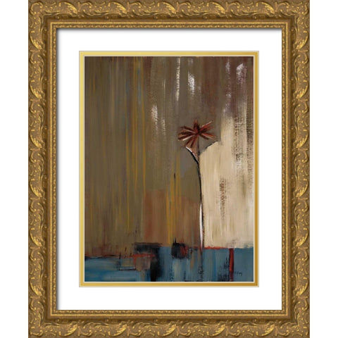 Urban Bloom I Gold Ornate Wood Framed Art Print with Double Matting by Pulliam, Mark