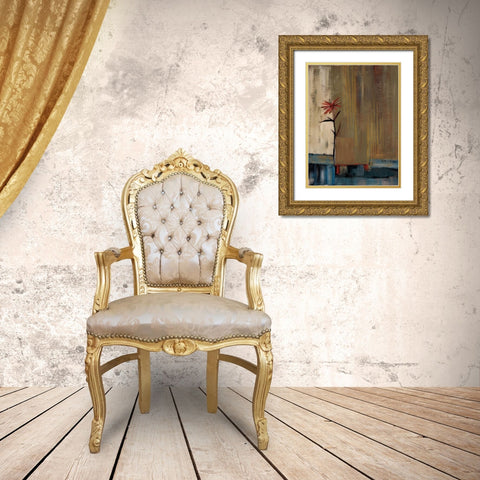Urban Bloom II Gold Ornate Wood Framed Art Print with Double Matting by Pulliam, Mark