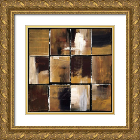 12 Windows I Gold Ornate Wood Framed Art Print with Double Matting by Pulliam, Mark