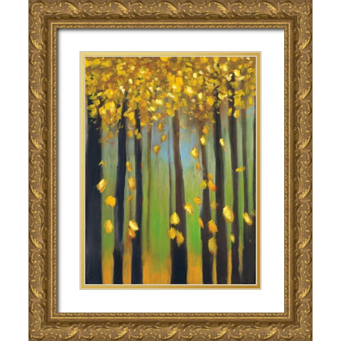 Colors of Fall I Gold Ornate Wood Framed Art Print with Double Matting by Pulliam, Mark