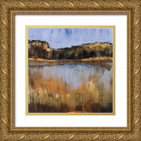 Salt Water Marsh II Gold Ornate Wood Framed Art Print with Double Matting by Pulliam, Mark