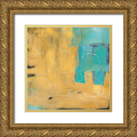 Loops II Gold Ornate Wood Framed Art Print with Double Matting by Pulliam, Mark