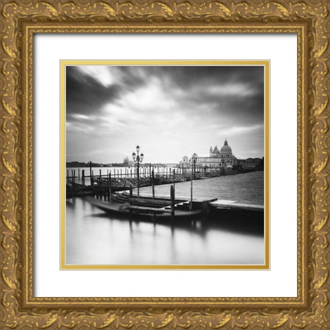 Venice Dream I  Gold Ornate Wood Framed Art Print with Double Matting by Papiorek, Nina