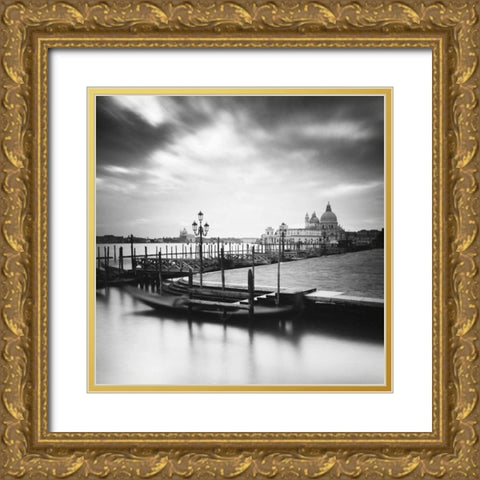 Venice Dream I  Gold Ornate Wood Framed Art Print with Double Matting by Papiorek, Nina