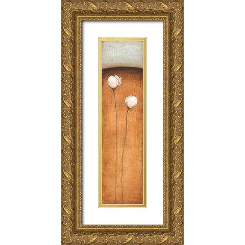 Standing Tall II Gold Ornate Wood Framed Art Print with Double Matting by Alves, Helena