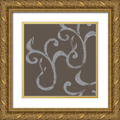 In Motion III Gold Ornate Wood Framed Art Print with Double Matting by Barnes, Natasha