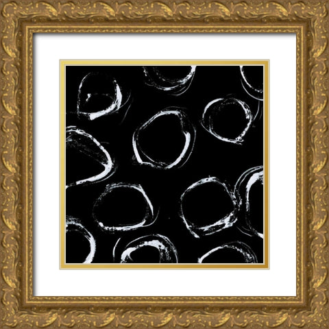 In Motion V Gold Ornate Wood Framed Art Print with Double Matting by Barnes, Natasha