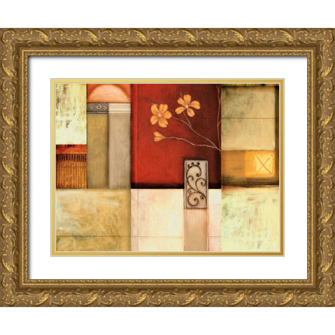 Solace II Gold Ornate Wood Framed Art Print with Double Matting by Leal, Fernando