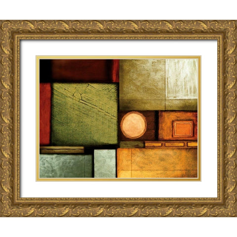 Rush Hour I Gold Ornate Wood Framed Art Print with Double Matting by Leal, Fernando