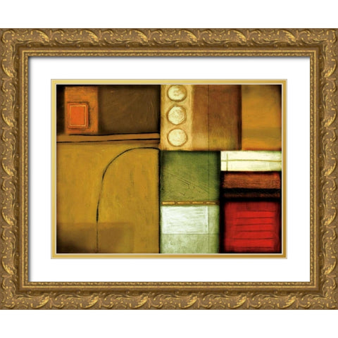 Rush Hour II Gold Ornate Wood Framed Art Print with Double Matting by Leal, Fernando