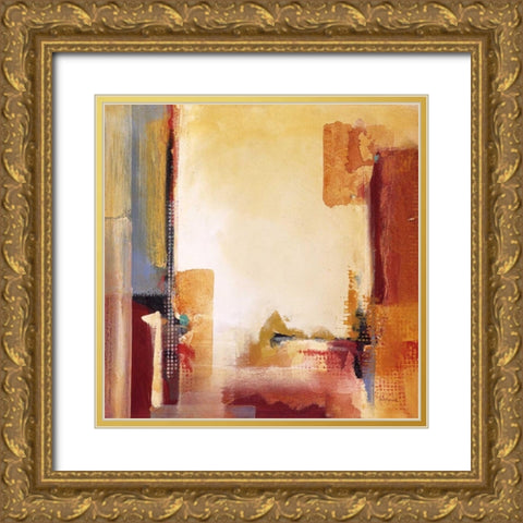 Jazz Notes I Gold Ornate Wood Framed Art Print with Double Matting by Li-Leger, Noah
