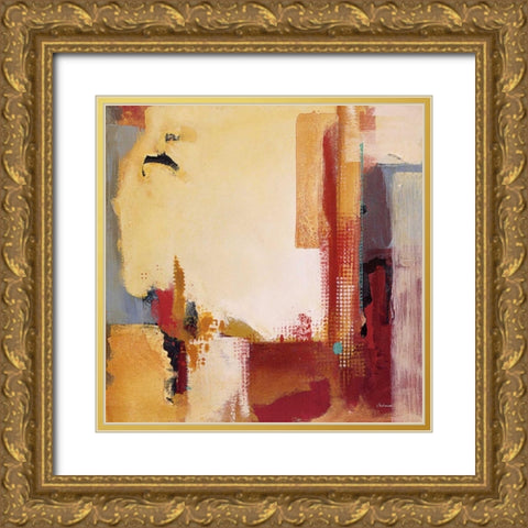 Jazz Notes II Gold Ornate Wood Framed Art Print with Double Matting by Li-Leger, Noah