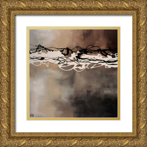Conspirto Gold Ornate Wood Framed Art Print with Double Matting by Maitland, Laurie
