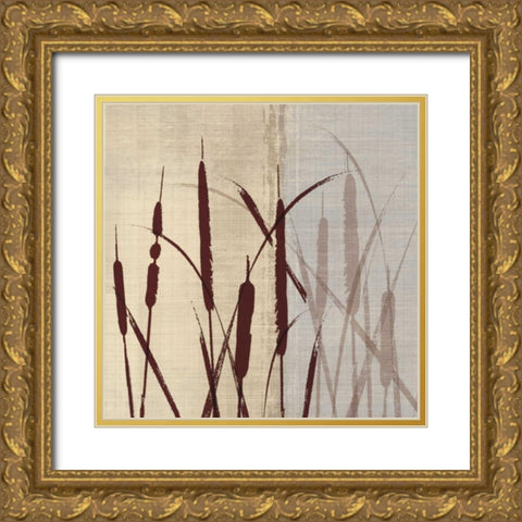 On the Waters Edge II Gold Ornate Wood Framed Art Print with Double Matting by Venter, Tandi