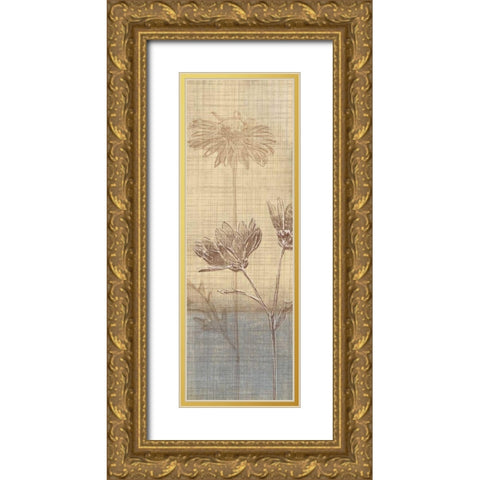 Botanical Sketchbook III Gold Ornate Wood Framed Art Print with Double Matting by Venter, Tandi