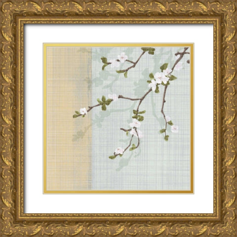 First Sign of Spring I Gold Ornate Wood Framed Art Print with Double Matting by Venter, Tandi