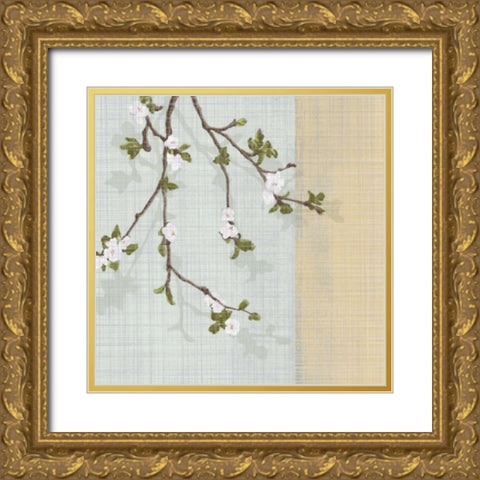 First Sign of Spring II Gold Ornate Wood Framed Art Print with Double Matting by Venter, Tandi