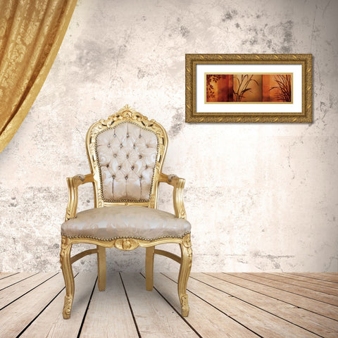 Views of Nature II Gold Ornate Wood Framed Art Print with Double Matting by Aparicio, Edward