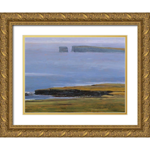 Patrick Head II Gold Ornate Wood Framed Art Print with Double Matting by Lovelace, Kent