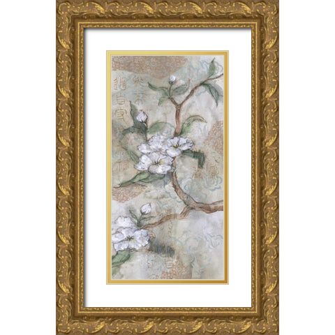 Garden Dancers II Gold Ornate Wood Framed Art Print with Double Matting by Nocito, James