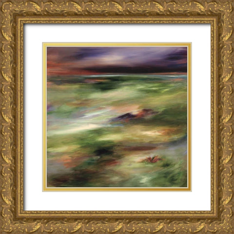 Resounding Gold Ornate Wood Framed Art Print with Double Matting by Hickman, G.A.