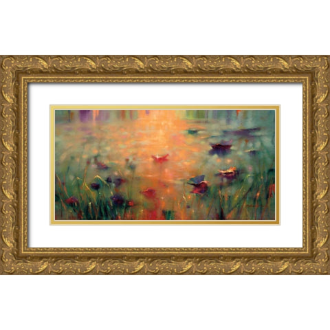 Mystical Memory Gold Ornate Wood Framed Art Print with Double Matting by Young, Donna