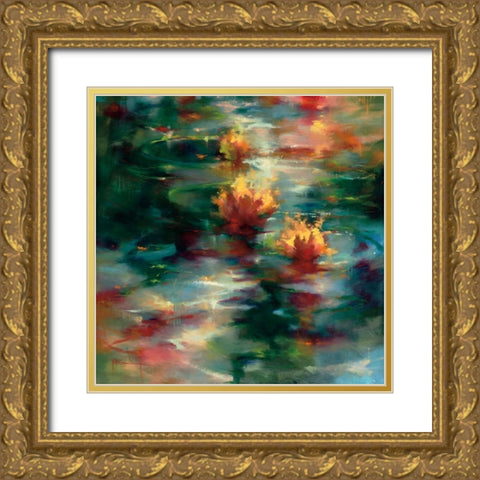East End Gold Ornate Wood Framed Art Print with Double Matting by Young, Donna