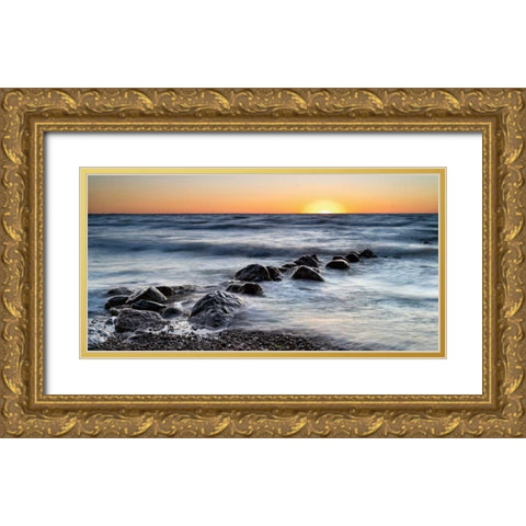 TBD Gold Ornate Wood Framed Art Print with Double Matting by Bellyk, Daniel J.
