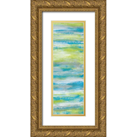 Blissful II Gold Ornate Wood Framed Art Print with Double Matting by Vindedzis, Rita