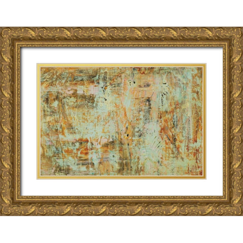 Riding The Dust I Gold Ornate Wood Framed Art Print with Double Matting by Gutierrez, Hilario