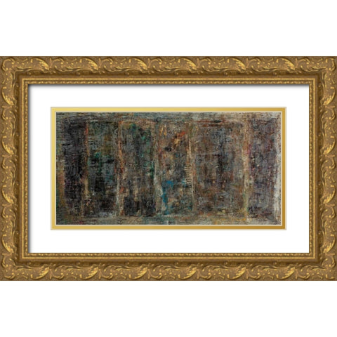 Thunder Rock Gold Ornate Wood Framed Art Print with Double Matting by Gutierrez, Hilario