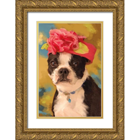 Mrs. Bost Gold Ornate Wood Framed Art Print with Double Matting by Pahl, Janel