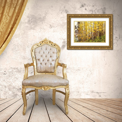 Hiding Gold Ornate Wood Framed Art Print with Double Matting by Pahl, Janel