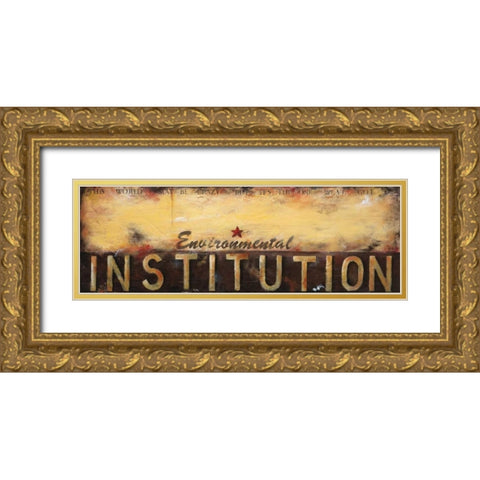 Environmental Institution Gold Ornate Wood Framed Art Print with Double Matting by Pasion, Wani