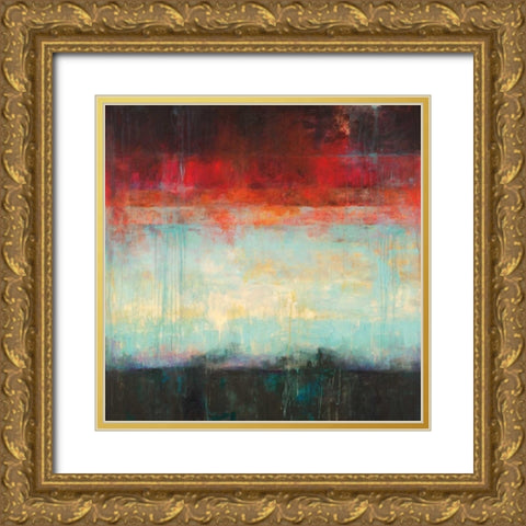 Dawn Gold Ornate Wood Framed Art Print with Double Matting by Pasion, Wani