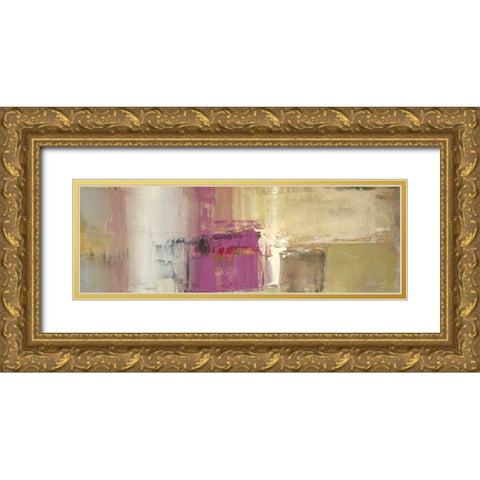 Gathering Gold Ornate Wood Framed Art Print with Double Matting by Shire, Martin