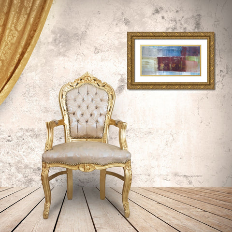 Overlay Gold Ornate Wood Framed Art Print with Double Matting by Shire, Martin