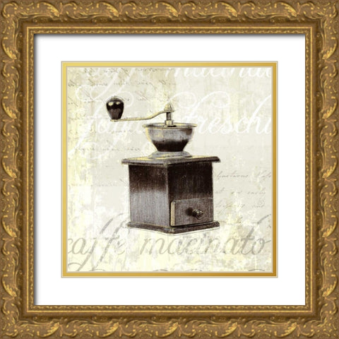 Kitchen Help I Gold Ornate Wood Framed Art Print with Double Matting by Venter, Tandi