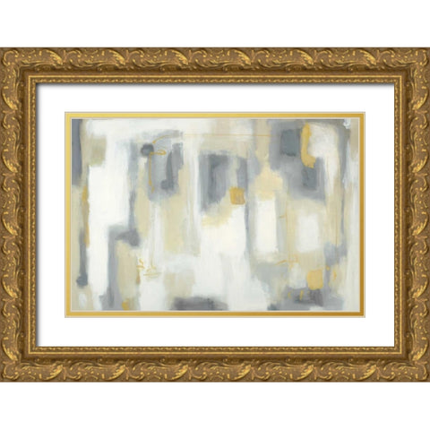 Mid Century Modern Gold Ornate Wood Framed Art Print with Double Matting by Vindedzis, Rita