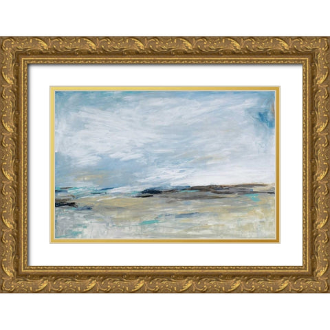 Mountains To Climb Gold Ornate Wood Framed Art Print with Double Matting by Pasion, Wani