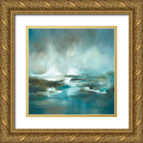 Breaking Gold Ornate Wood Framed Art Print with Double Matting by Parent, Joanne