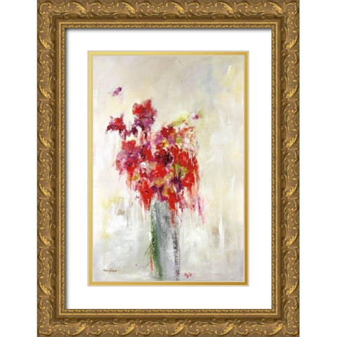 A Gift For You Gold Ornate Wood Framed Art Print with Double Matting by Jackson, Victoria