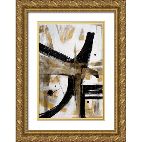 New Day Gold Ornate Wood Framed Art Print with Double Matting by Fournier, Joyce