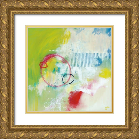 Undone Gold Ornate Wood Framed Art Print with Double Matting by Hawkins, Julie