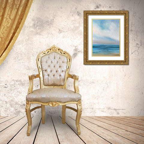 Cove Walk I Gold Ornate Wood Framed Art Print with Double Matting by Parent, Joanne