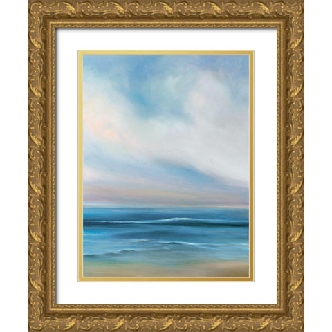 Cove Walk I Gold Ornate Wood Framed Art Print with Double Matting by Parent, Joanne