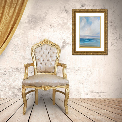 Cove Walk II Gold Ornate Wood Framed Art Print with Double Matting by Parent, Joanne