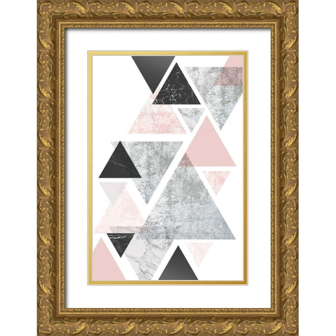 Gathering I Gold Ornate Wood Framed Art Print with Double Matting by Alvarez, Genesis