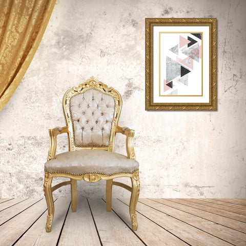 Gathering II Gold Ornate Wood Framed Art Print with Double Matting by Alvarez, Genesis