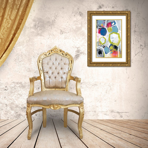 Unstoppable Gold Ornate Wood Framed Art Print with Double Matting by Hawkins, Julie